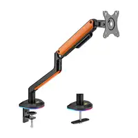 AISENS Soporte de Mesa RGB Gaming contrapeso giratorio e inclinable para Monitor/T