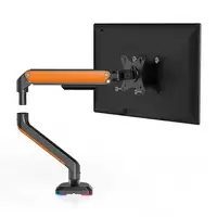 AISENS Soporte de Mesa RGB Gaming contrapeso giratorio e inclinable para Monitor/T