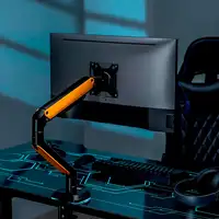 AISENS Soporte de Mesa RGB Gaming contrapeso giratorio e inclinable para Monitor/T