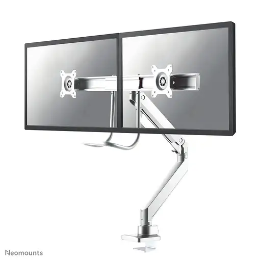 Neomounts NM-D775DXWHITE Brazo de monitor 10-32" - resorte de gas - Topfix - Tope-