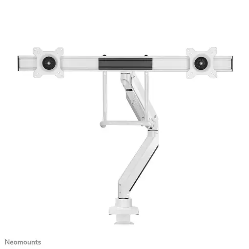 Neomounts NM-D775DXWHITE Brazo de monitor 10-32" - resorte de gas - Topfix - Tope-