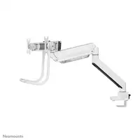 Neomounts NM-D775DXWHITE Brazo de monitor 10-32" - resorte de gas - Topfix - Tope-