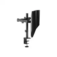 Equip Soporte de escritorio articulado para dos monitores de 17«-32», negro