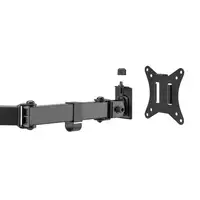Equip Soporte de escritorio articulado para dos monitores de 17«-32», negro