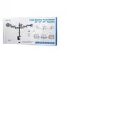 LogiLink BP0050 soporte para monitor 68,6 cm (27") Escritorio Negro