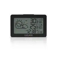 Explore Scientific WSH4002 despertador Reloj despertador digital Negro