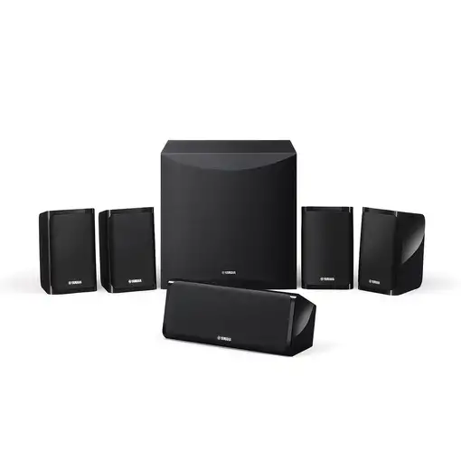 Yamaha NSP41 conjunto de altavoces Cine en casa Negro 5.1 canales De 2 vías 100 W