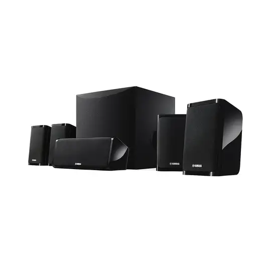 Yamaha NSP41 conjunto de altavoces Cine en casa Negro 5.1 canales De 2 vías 100 W