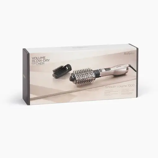 BaByliss AS90PE Utensilio de peinado Cepillo de aire caliente Caliente Negro, Oro