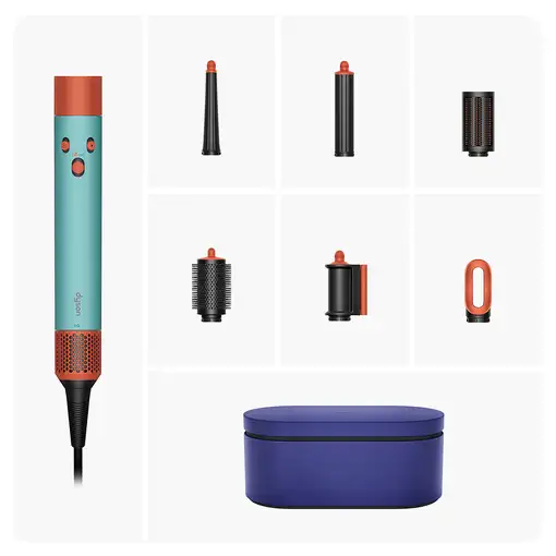 Dyson Airwrap Herramienta de peinado con múltiples accesorios Caliente Negro, Azul