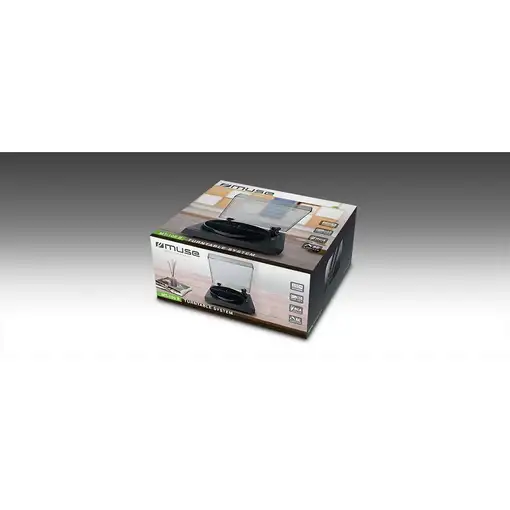 Muse MT-105 B tocadisco Negro