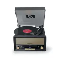 Muse MT-110B tocadisco Tocadiscos de tracción directa Negro, Marrón