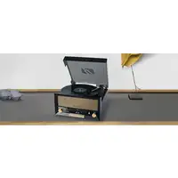 Muse MT-110B tocadisco Tocadiscos de tracción directa Negro, Marrón