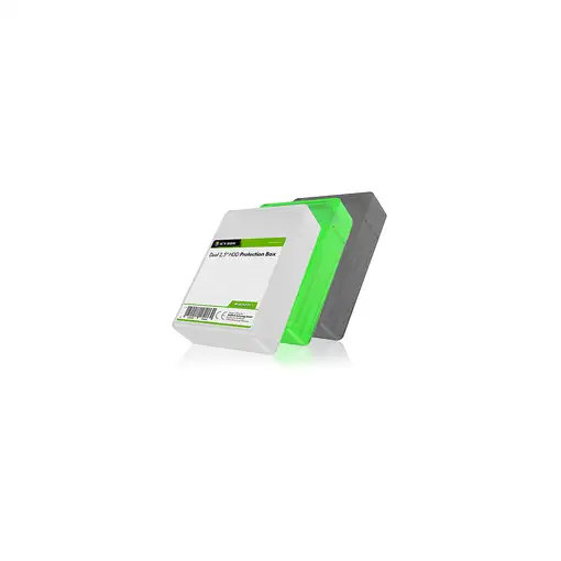 ICY BOX IB-AC6025-3 Funda de protección Plástico Verde, Gris, Blanco