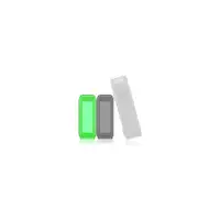 ICY BOX IB-AC6025-3 Funda de protección Plástico Verde, Gris, Blanco