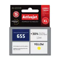 Activejet Tinta AH-655YR (reemplazo HP 655 CZ112AE; Premium; 12 ml; amarillo)