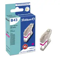 Pelikan B43 Magenta cartucho de tinta 1 pieza(s) Compatible Alto rendimiento (XL)