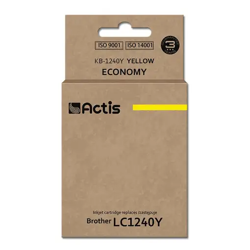 Actis Tinta KB-1240Y (reemplazo de Brother LC1240Y/LC1220Y; estándar; 19 ml; amari