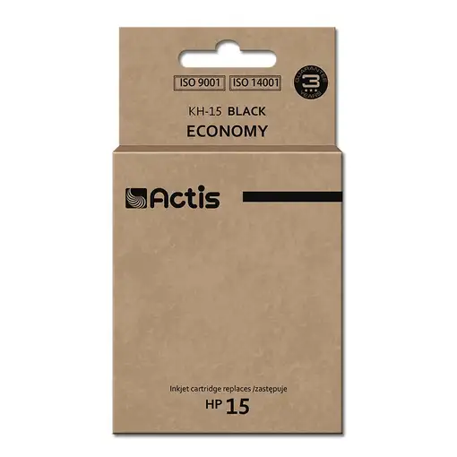 Actis Tinta KH-15 (repuesto HP 15 C6615N; Estándar; 44 ml; negro)