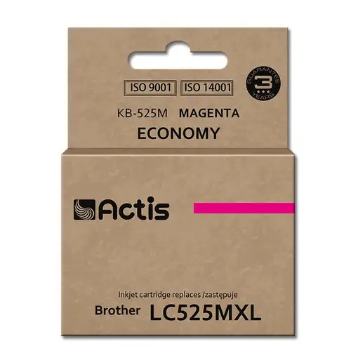 Actis Tinta KB-525M (repuesto Brother LC525M; Estándar; 15 ml; rojo)