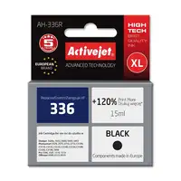 Activejet Tinta AH-336R (repuesto HP 336 C9362EE; Premium; 15 ml; negro)