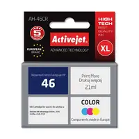 Activejet Tinta AH-46CR (repuesto HP 46 CZ638AE; Premium; 21 ml; color)