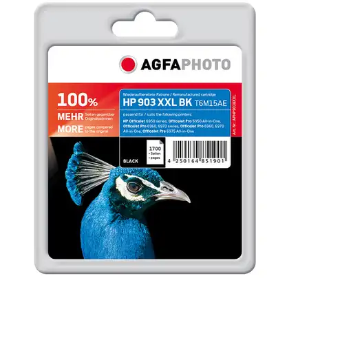 AgfaPhoto APHP903BXXL cartucho de tóner 1 pieza(s) Negro