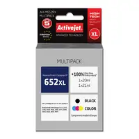 Activejet Tinta AH-M652RX (repuesto HP 652 F6V25AE/F6V24AE; Premium; 1 x 20 ml, 1