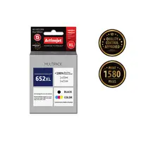Activejet Tinta AH-M652RX (repuesto HP 652 F6V25AE/F6V24AE; Premium; 1 x 20 ml, 1