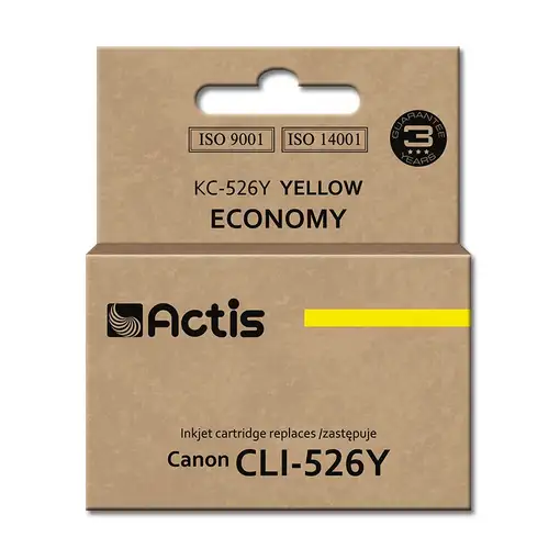 Actis Tinta KC-526Y (Canon CLI-526Y de repuesto; estándar; 10 ml; amarilla)