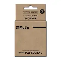 Actis Tinta KC-570Bk (sustituye a la Canon PGI-570BK; estándar; 22 ml; negra)