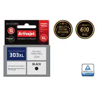 Activejet Tinta AH-303BRX (reemplazo HP 303XL T6N04AE; Premium; 20ml; negro)