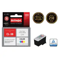 Activejet Tinta AC-38R (Canon CL-38 replacement; Premium; 12 ml; color)