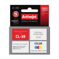 Activejet Tinta AC-38R (Canon CL-38 replacement; Premium; 12 ml; color)
