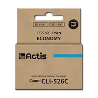 Actis Tinta KC-526C (repuesto Canon CLI-526C; estándar; 10 ml; azul)
