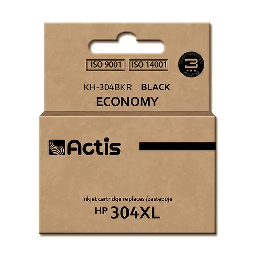 Actis Tinta KH-304BKR (repuesto HP 304XL N9K08AE; premium; 20 ml; negro)