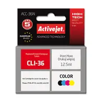 Activejet ACC-36N (Canon CLI-36 replacement; Supreme; 12,5 ml; color)