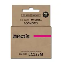 Actis Tinta KB-123M (repuesto Brother LC123M/LC121M; Estándar; 10 ml; rojo)