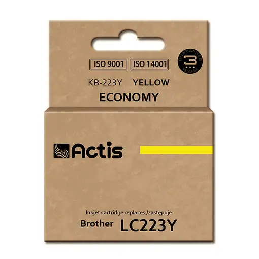 Actis Tinta KB-223Y (sustitución de Brother LC223Y; estándar; 10 ml; amarilla)