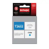 Activejet Tinta AE-2632N (recambio de la Epson 26 T2632; Supreme; 12 ml; azul)