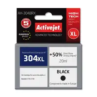 Activejet Tinta AH-304BRX (reemplazo HP 304XL N9K08AE; Premium; 20 ml; negro)