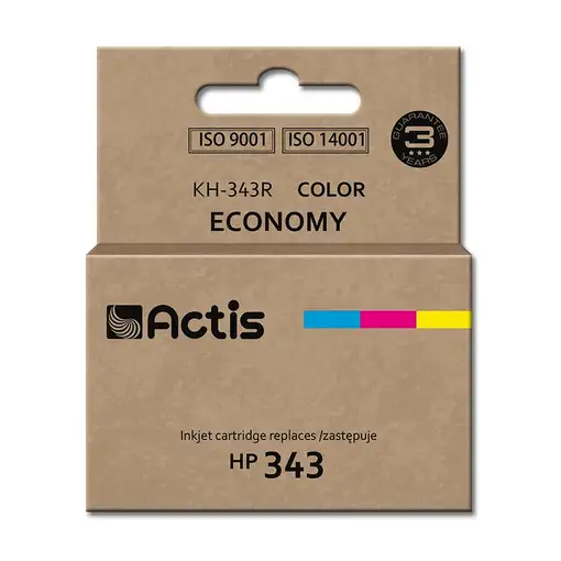 Actis Tinta KH-343R (reemplazo HP 343 C8766EE; Estándar; 21 ml; color)