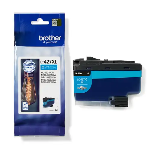 Brother LC427XLC cartucho de tinta 1 pieza(s) Original Cian