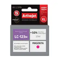 Activejet Tinta AB-123MN (repuesto Brother LC123M/121M; Supreme; 10 ml; rojo)