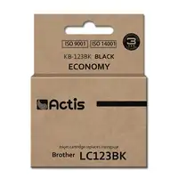 Actis Tinta KB-123Bk (reemplazo de Brother LC123BK/LC121BK; Estándar; 15 ml; negro