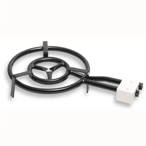 Paellero Doble Aro 40cm, Quemador Gas Butano, Camping, Rosco Paellas,MOD400 Briebe