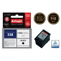 Activejet Tinta AH-338R (repuesto HP 338 C8765EE; premium; 25 ml; negro)