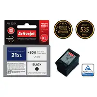 Activejet Tinta AH-21RX (repuesto HP 21XL C9351A; Premium; 20 ml; negro)
