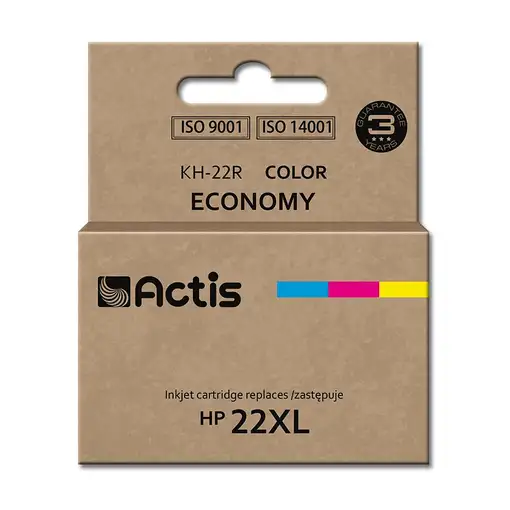 Actis Tinta KH-22R (reemplazo HP 22XL C9352A; Estándar; 18 ml; color)