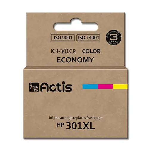 Actis Tinta KH-301CR (sustitución de la HP 301XL CH564EE; estándar; 21 ml; color)